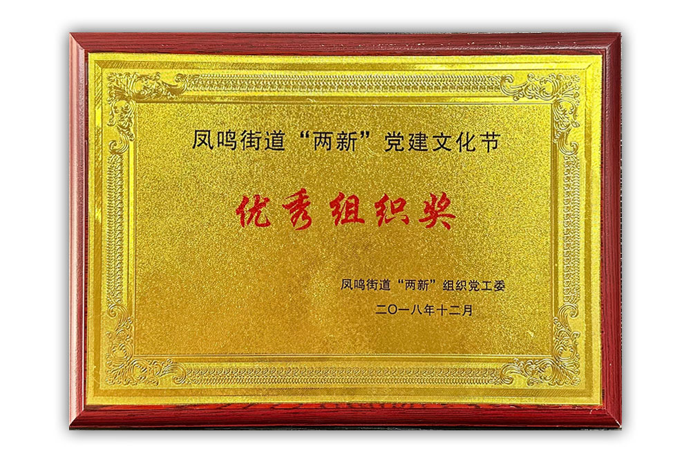 優秀（xiù）組織獎